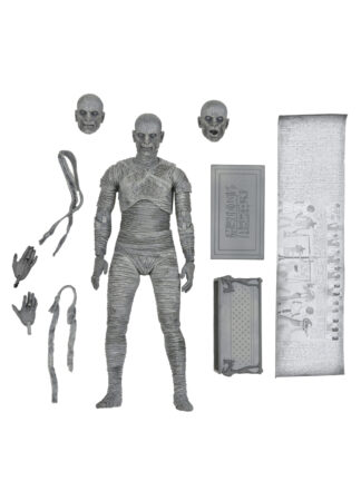 MUMMY ULTIMATE UNIVERSAL MONSTERS 7" FIGURE (BLACK & WHITE)