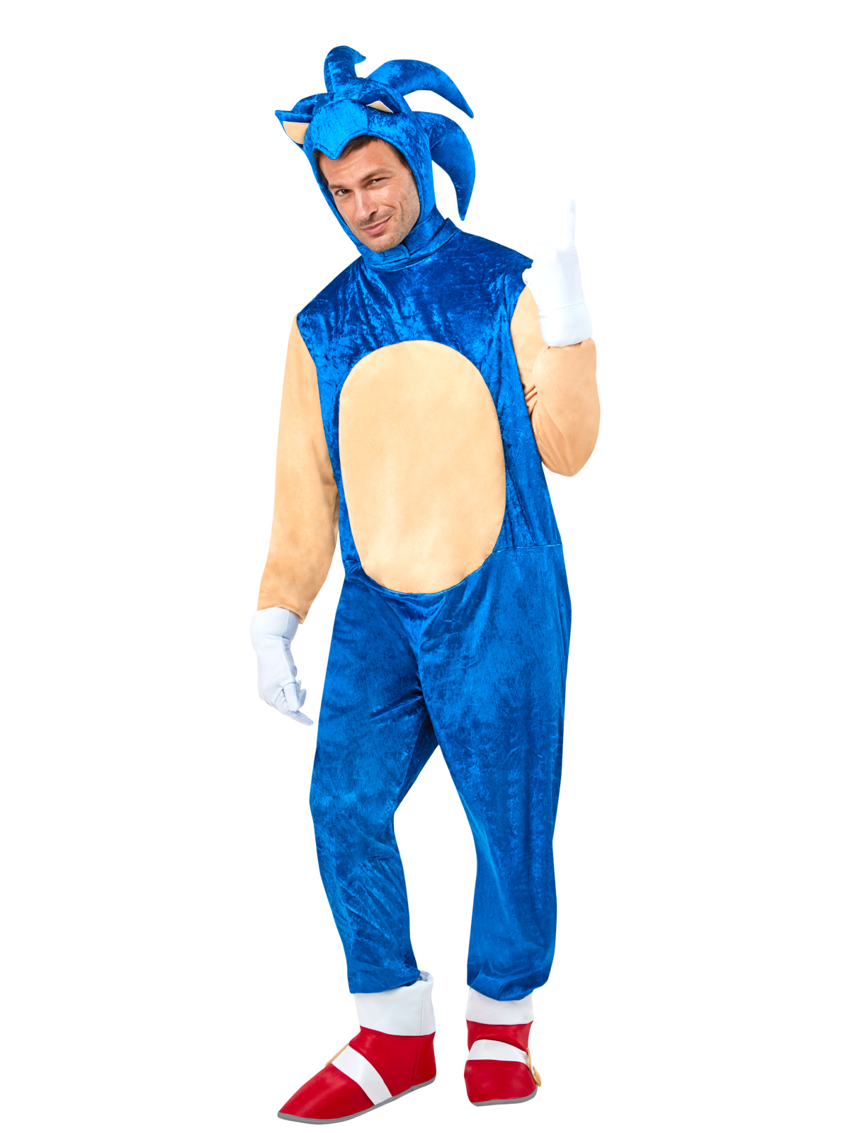 SONIC THE HEDGEHOG COSTUME, ADULT - Image 2