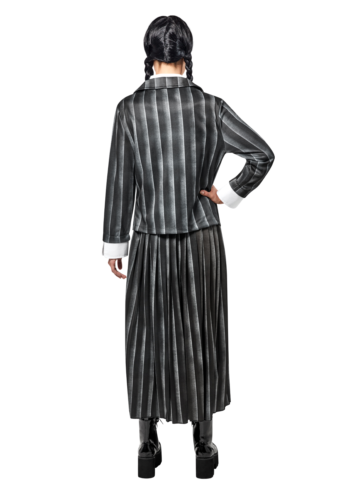 WEDNESDAY NEVERMORE DELUXE BLACK COSTUME (NETFLIX), ADULT - Image 3