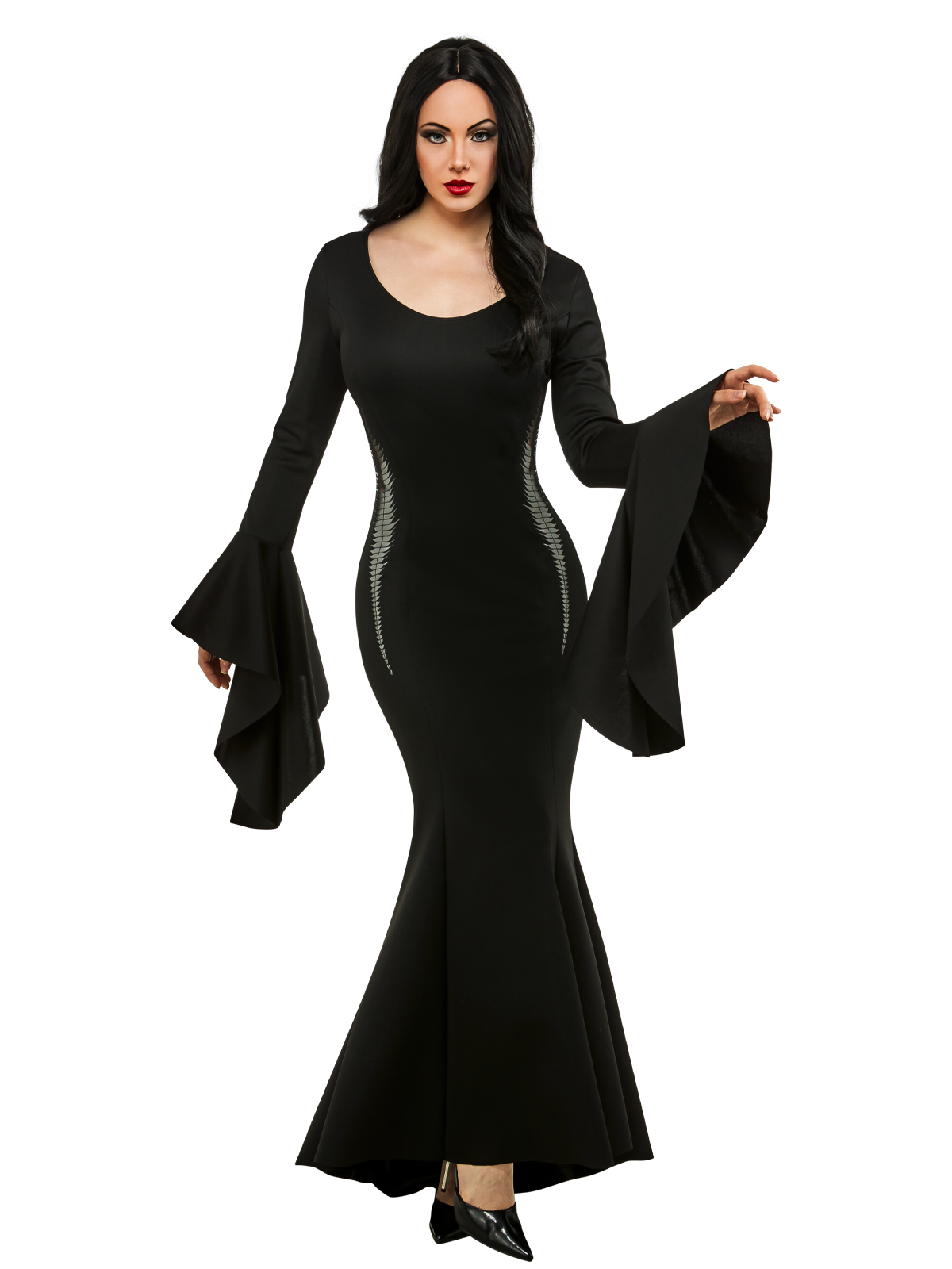 MORTICIA DELUXE COSTUME (WEDNESDAY), ADULT - Image 3