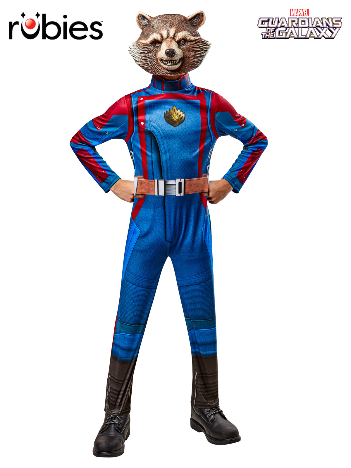 ROCKET RACCOON GOTG3 DELUXE COSTUME, CHILD