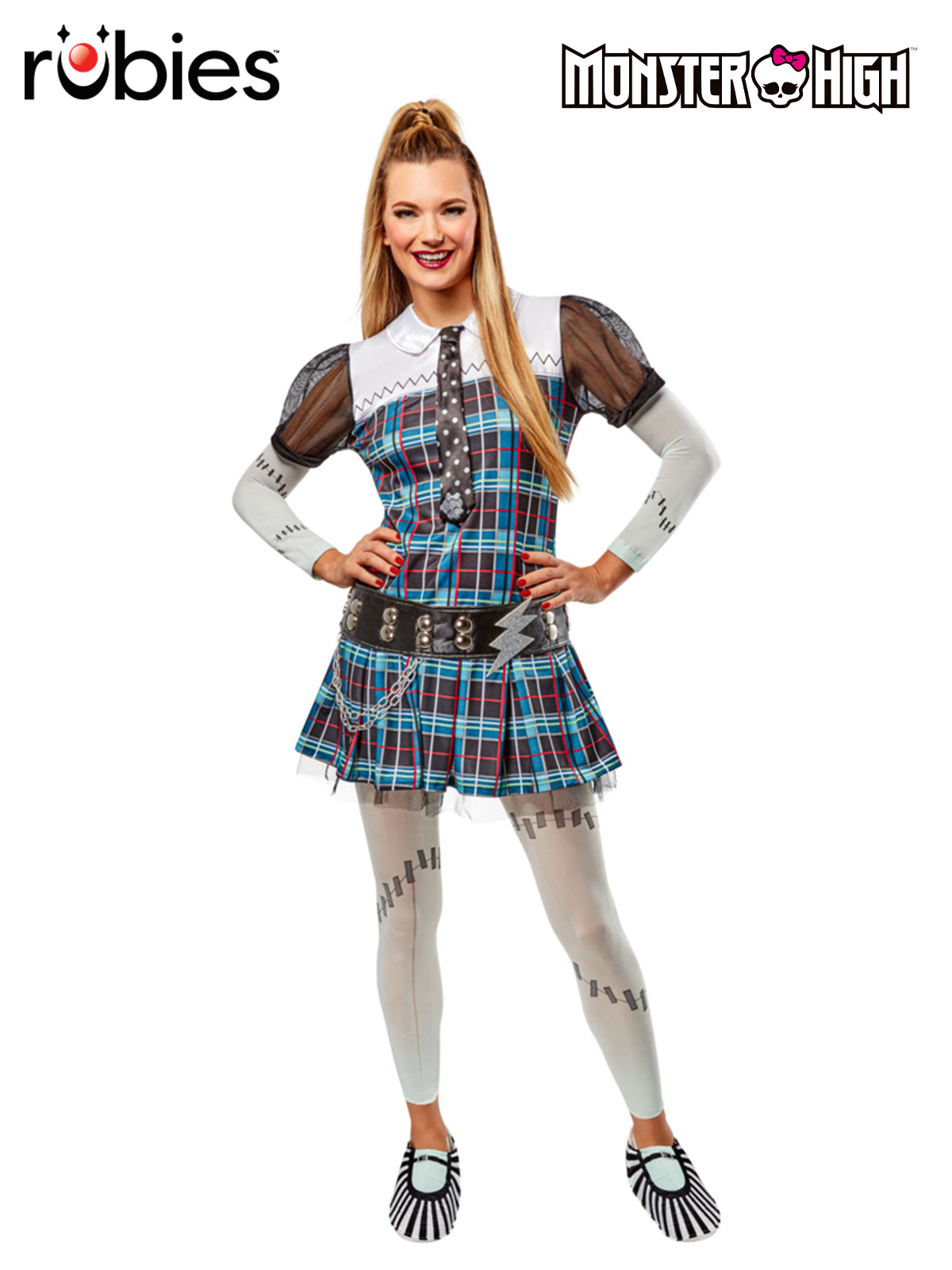 FRANKIE STEIN MONSTER HIGH COSTUME, ADULT