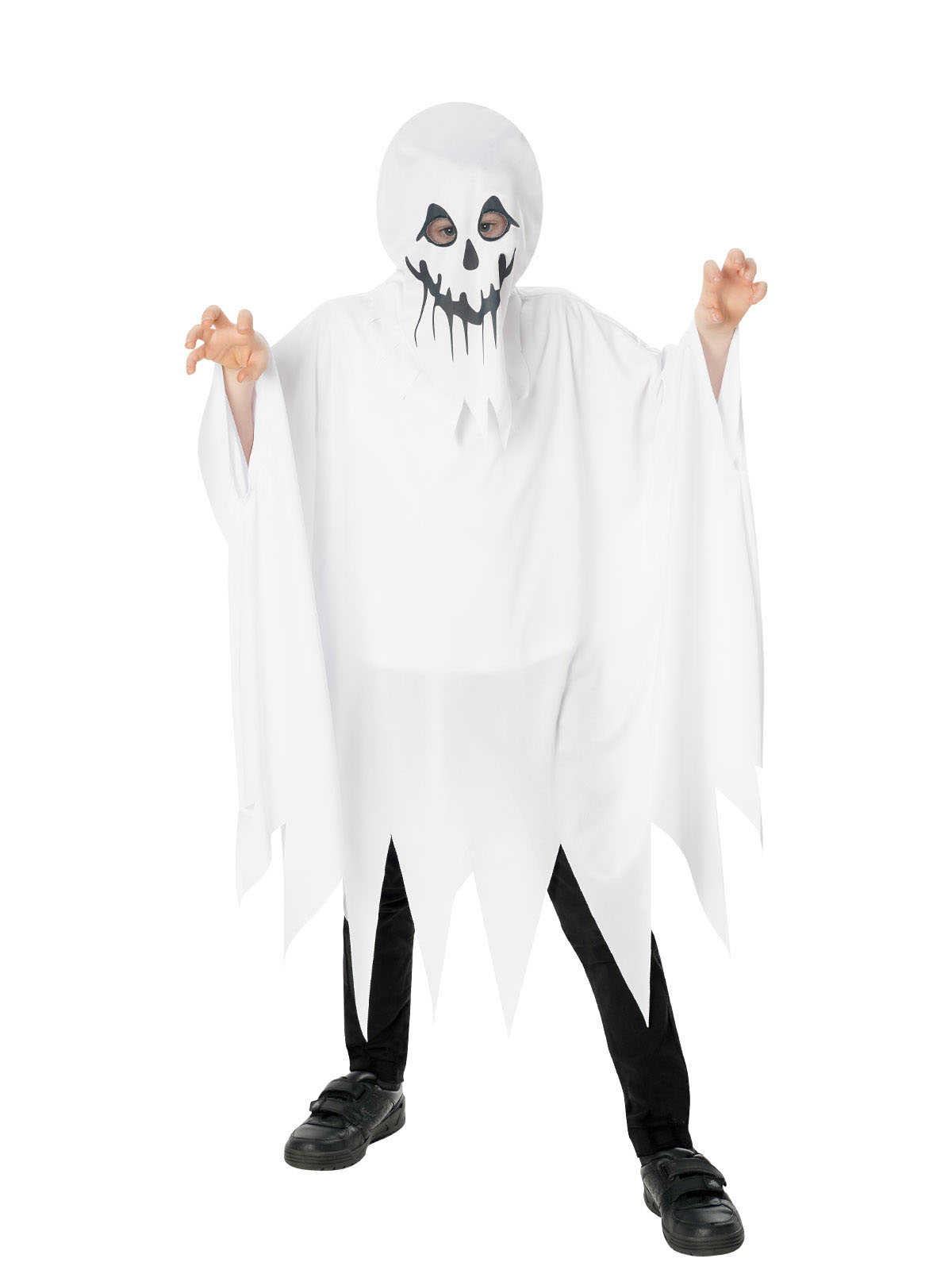 GHOST PONCHO WITH HOOD, CHILD - Image 2