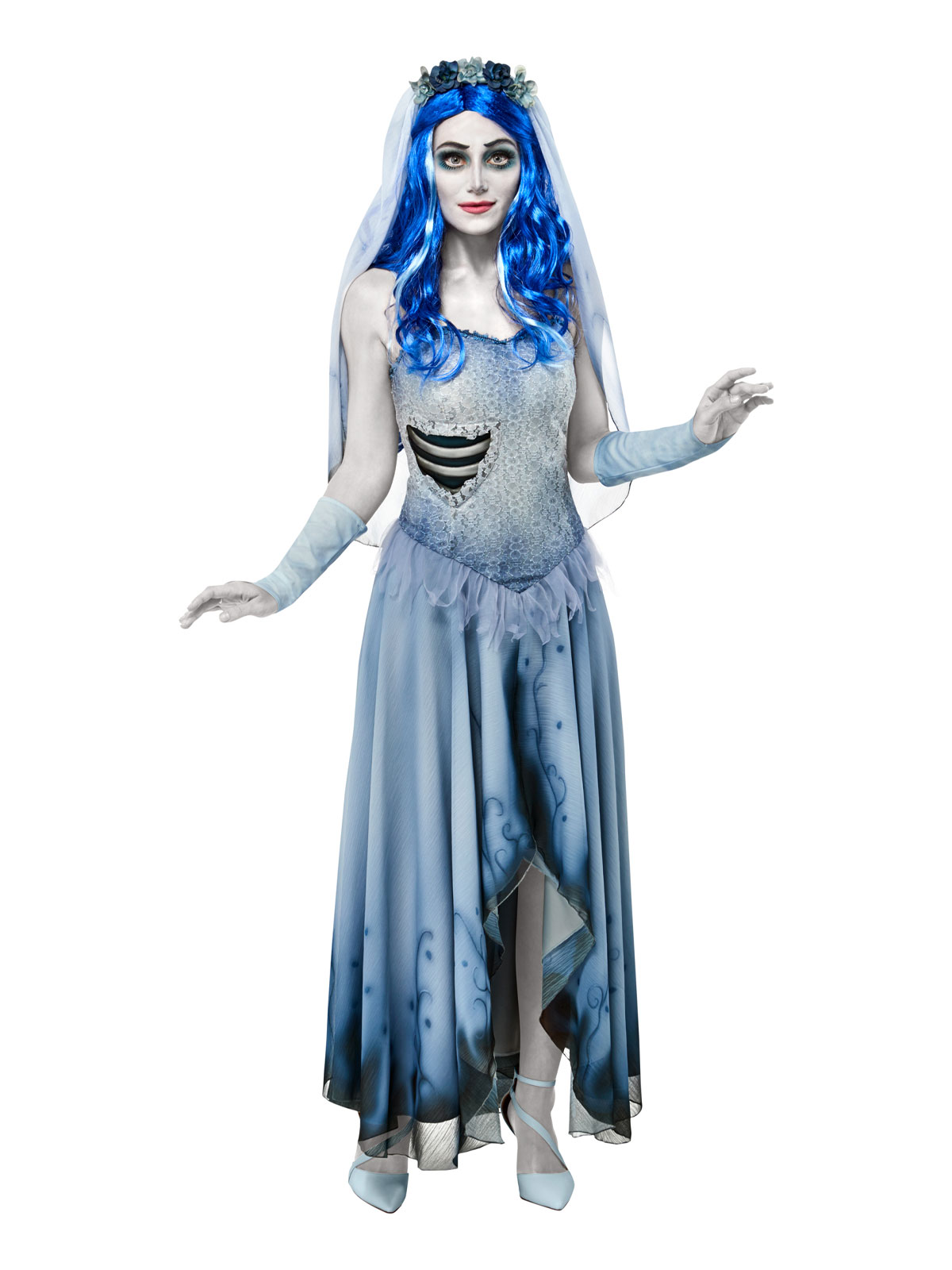 EMILY - CORPSE BRIDE COSTUME. ADULT - Image 3