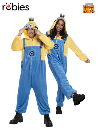 MINION DESPICABLE ME 4 JUMPSUIT, ADULT