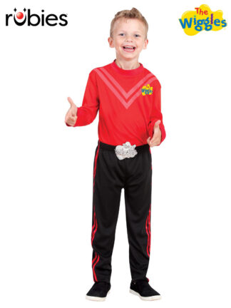RED WIGGLE DELUXE COSTUME (POLYBAG), CHILD