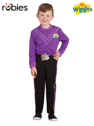 PURPLE WIGGLE DELUXE COSTUME (POLYBAG), CHILD