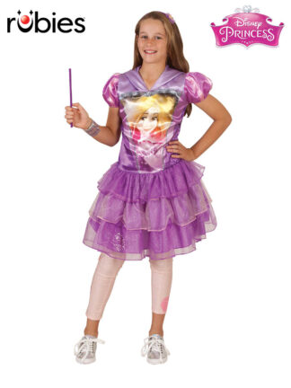 RAPUNZEL HOODED DRESS, CHILD