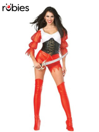 PIRATE LADY SECRET WISHES COSTUME, ADULT