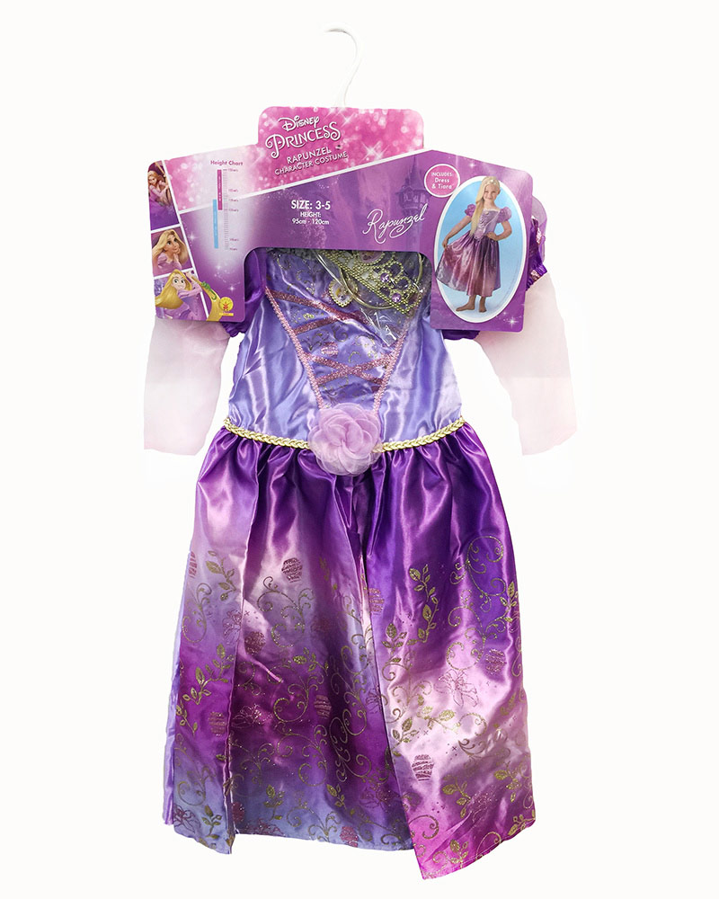 RAPUNZEL RAINBOW DELUXE COSTUME, CHILD - Image 4