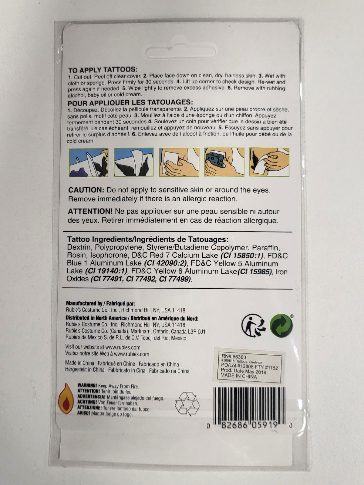SKELETON LARGE TATTOO KIT - Image 2