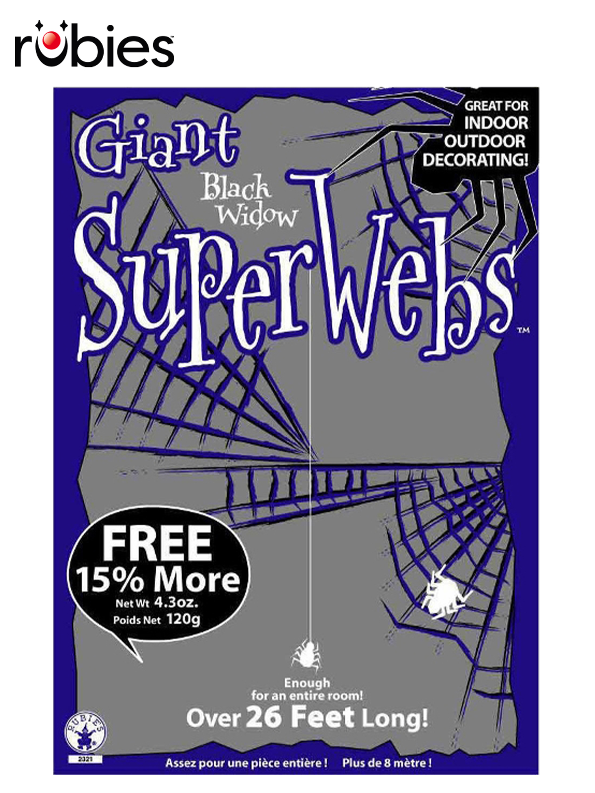 SPIDER WEBBING GIANT 8M - GREEN GLOW
