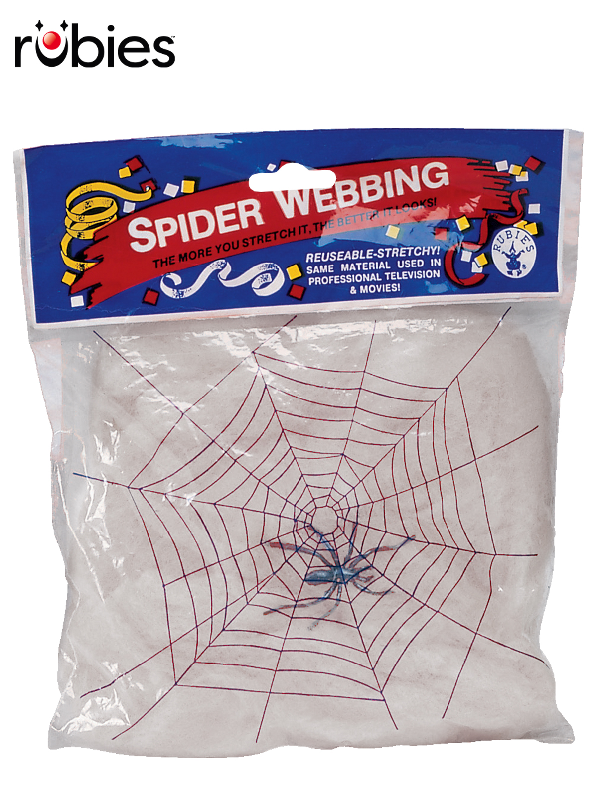 WHITE SPIDER WEBBING WITH SPIDERS