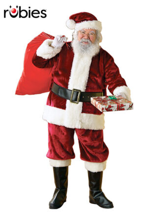 SANTA SUIT CRIMSON REGENCY DELUXE, ADULT