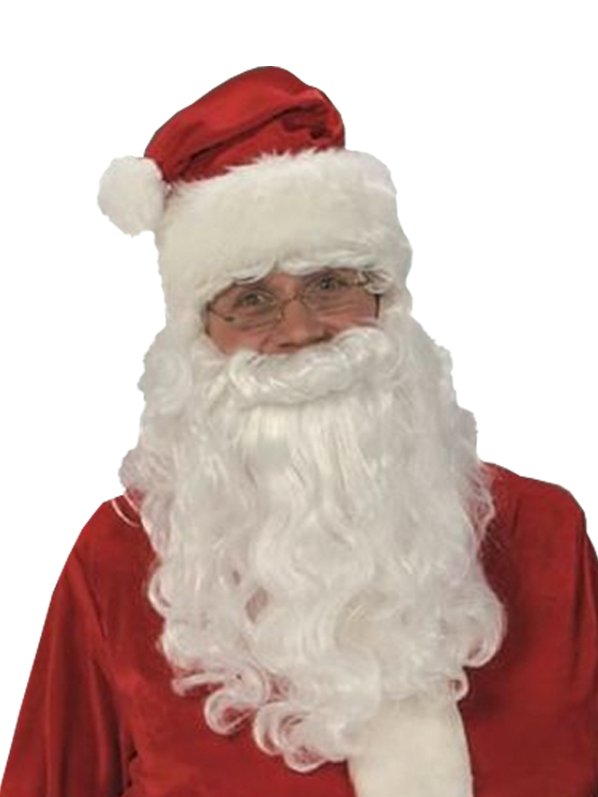SANTA SUIT VELVET, ADULT - Image 2