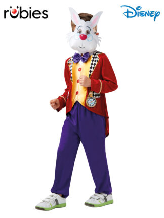 WHITE RABBIT ALICE IN WONDERLAND COSTUME, CHILD