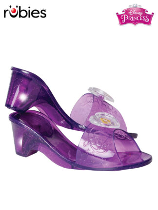 RAPUNZEL LIGHT UP JELLY SHOES, CHILD