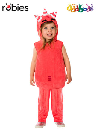 ODDBODS FUSE RED MONSTER COSTUME, CHILD