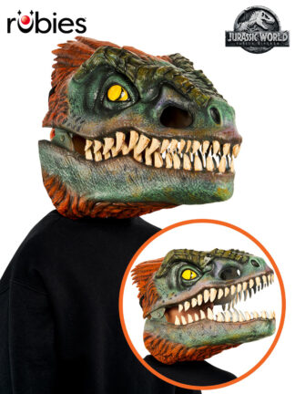 PYRORAPTOR MOVEABLE JAW MASK - CHILD