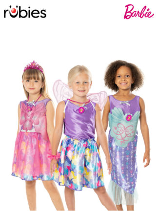 BARBIE DRESS-UP TRUNK WITH ACCESSORIES - 4-6 YRS