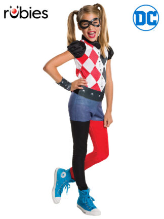 HARLEY QUINN DCSHG CLASSIC COSTUME, CHILD