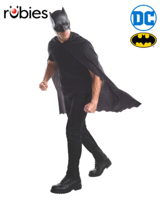 BATMAN CAPE AND MASK SET, ADULT