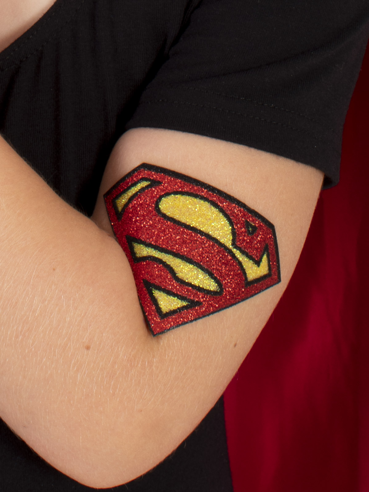 SUPERGIRL GLITTER TATTOO - Image 2