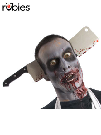 ZOMBIE CLEAVER THROUGH HEAD ACCESSORY
