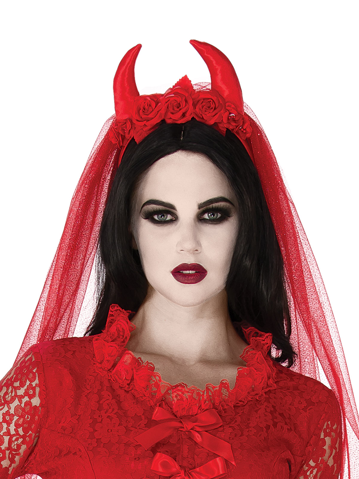 VILLAINOUS VEIL HEADPIECE - ADULT - Image 2