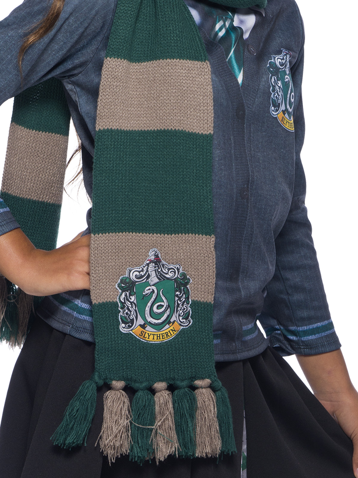 SLYTHERIN DELUXE SCARF, CHILD - Image 2
