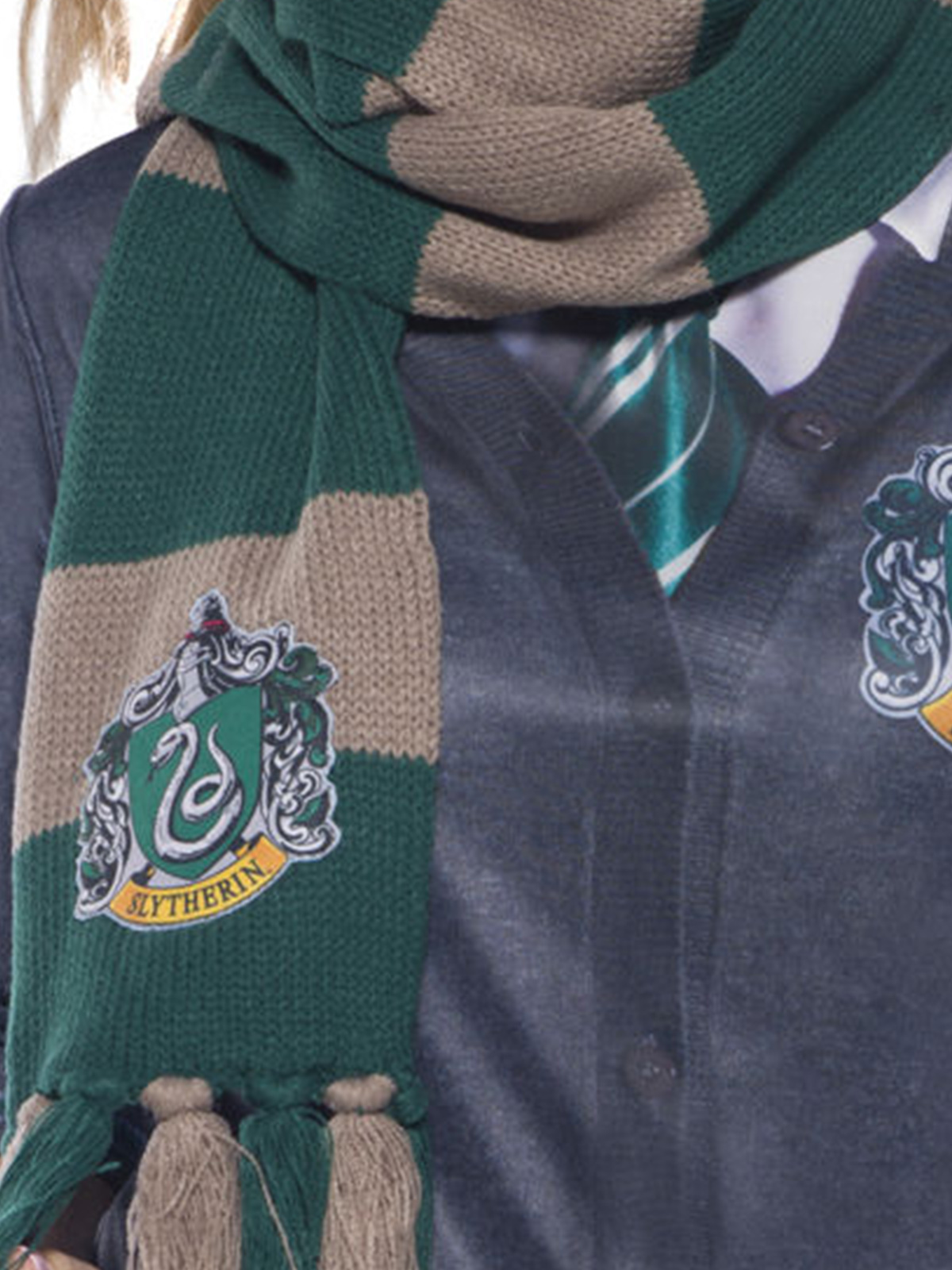 SLYTHERIN DELUXE SCARF, CHILD - Image 3