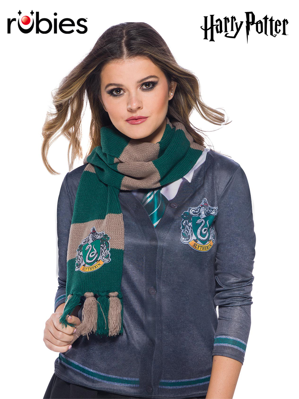 SLYTHERIN DELUXE SCARF, CHILD