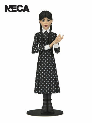 WEDNESDAY ADDAMS CLASSIC DRESS - TOONY TERRORS 6" SCALE ACTION FIGURE