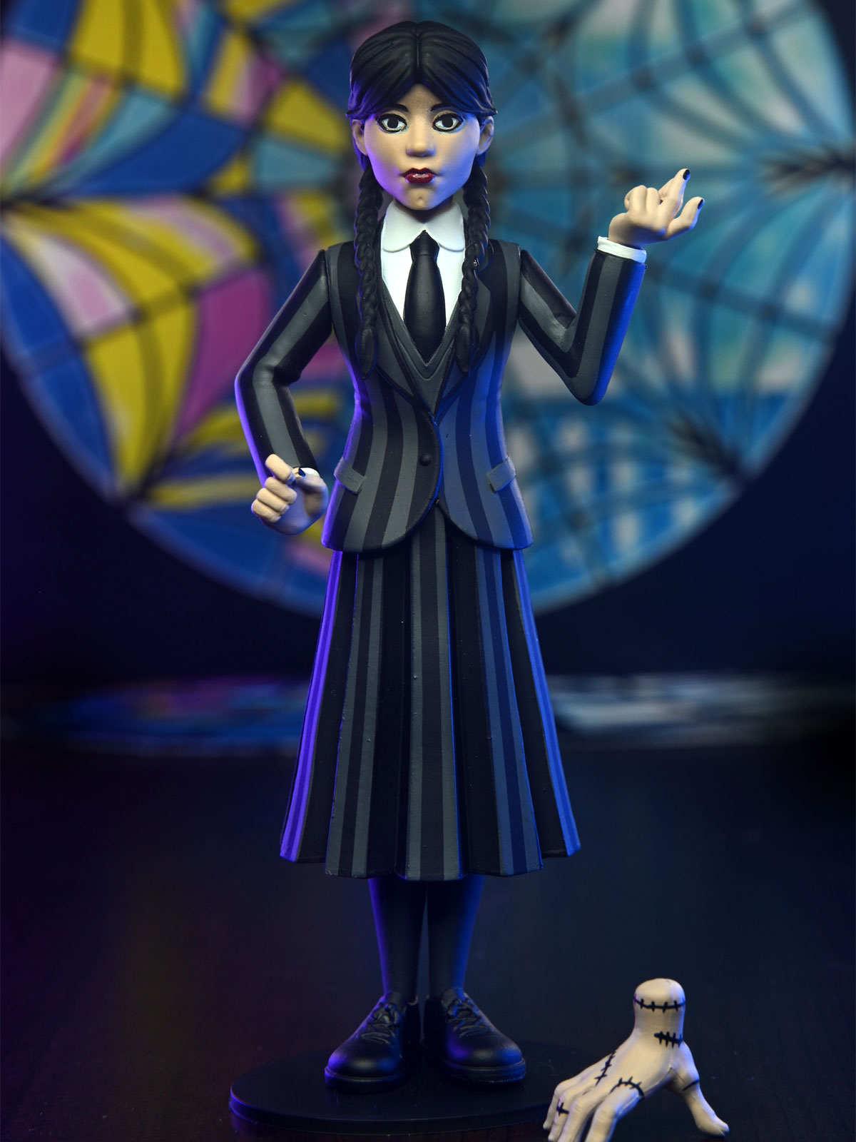 WEDNESDAY ADDAMS - NEVERMORE TOONY TERRORS 6" SCALE ACTION FIGURE - Image 2