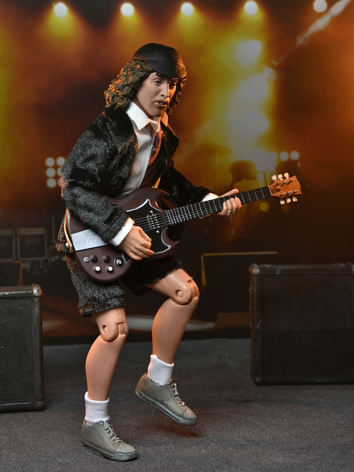 AC/DC ANGUS YOUNG HIGHWAY TO HELL 8" CLOTHED FIGURE - Image 3