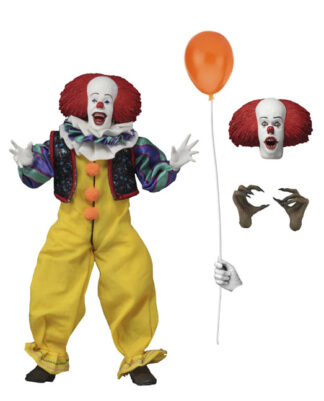 'IT' 1990 MOVIE PENNYWISE 8" CLOTHED ACTION FIGURE
