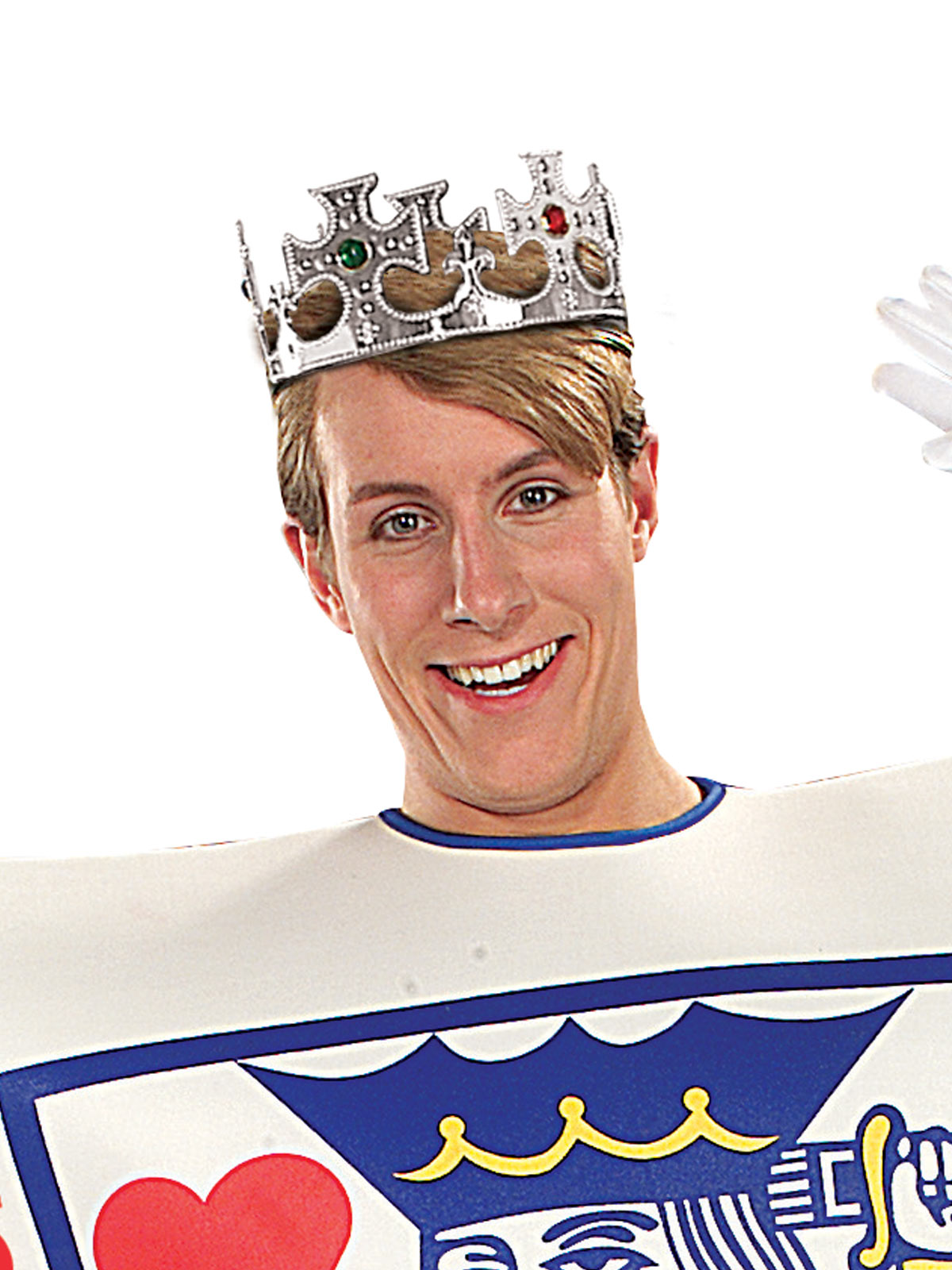 KING OF HEARTS PLAYING CARD COSTUME, ADULT - Image 2