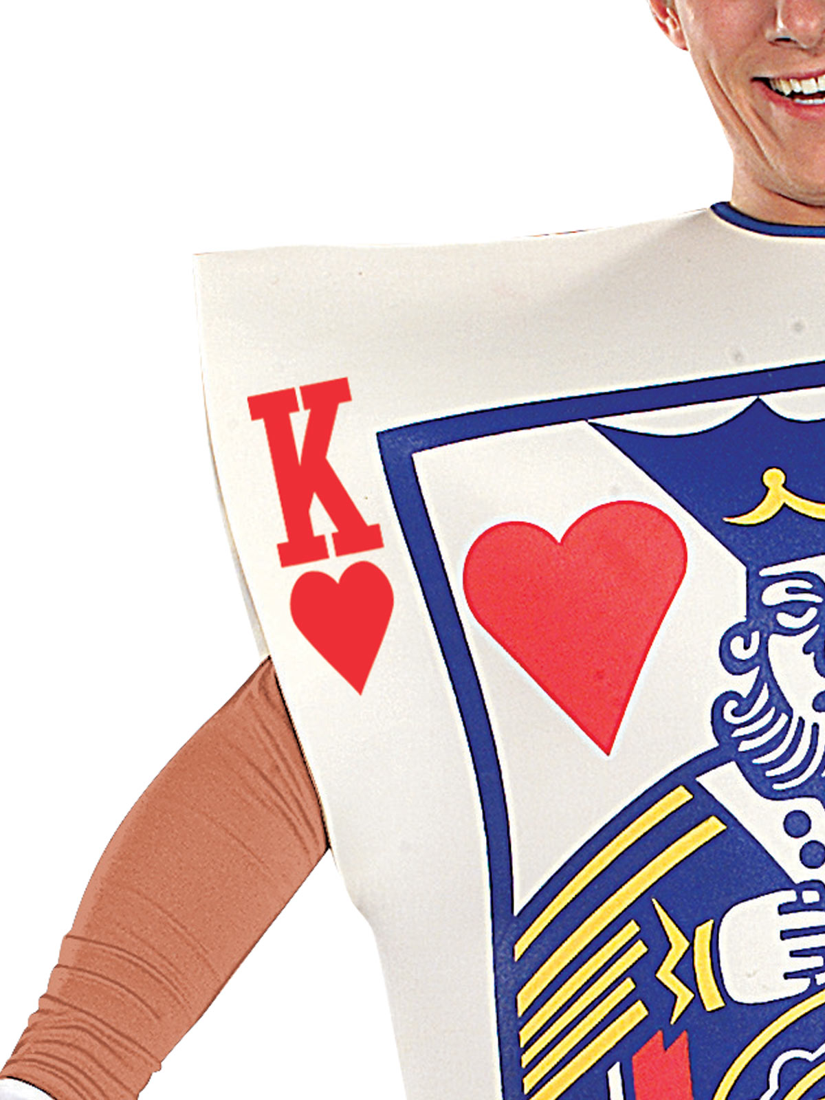 KING OF HEARTS PLAYING CARD COSTUME, ADULT - Image 3