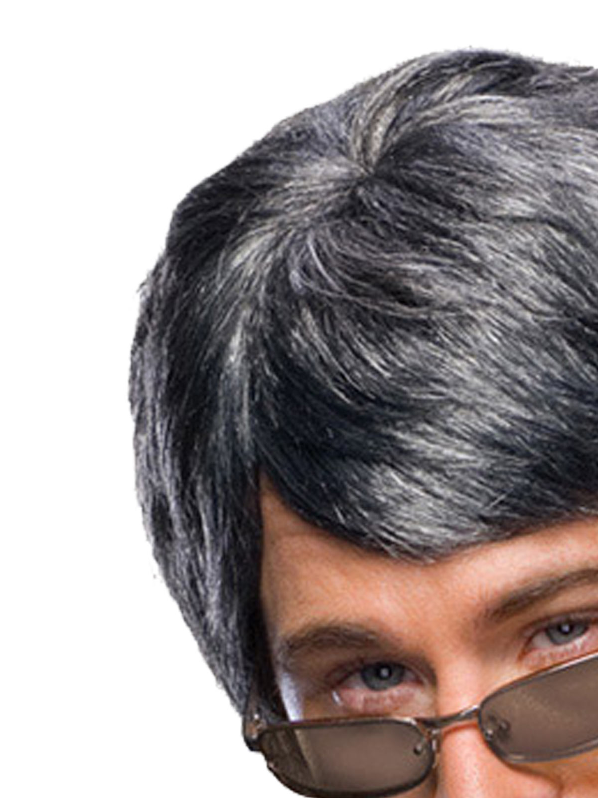 GREY MEN'S WIG - ADULT - Image 2