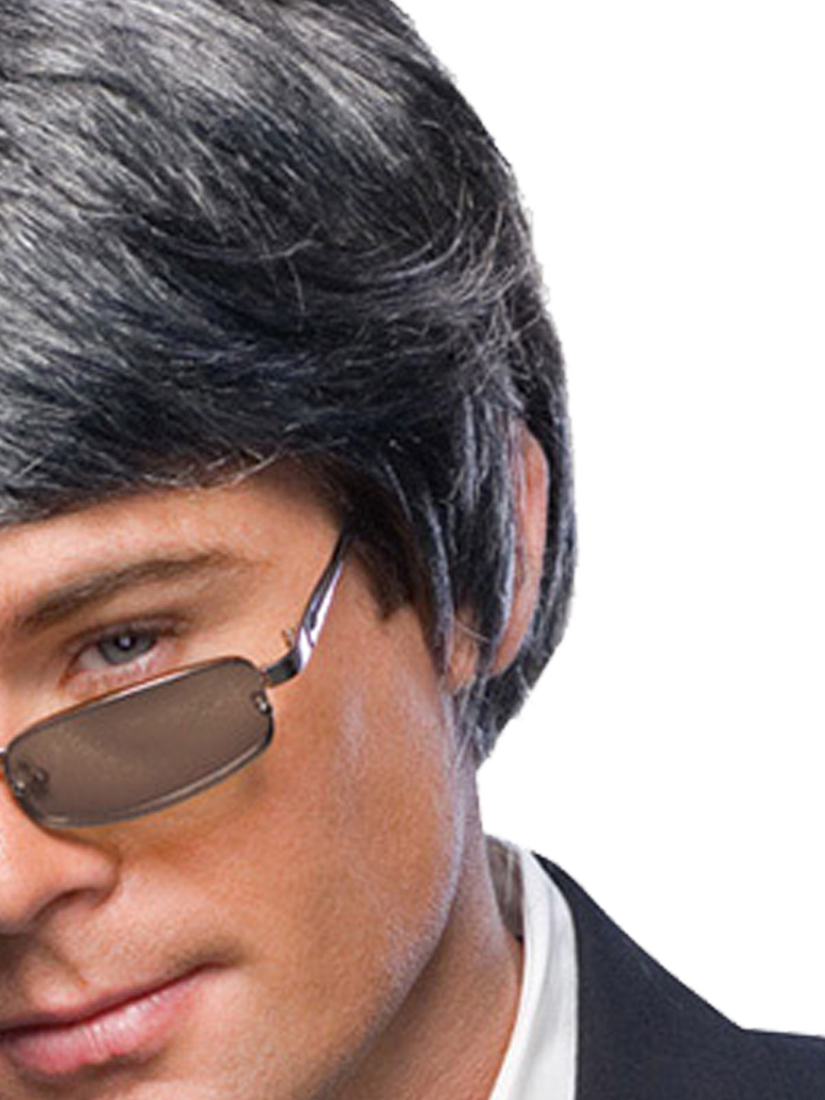 GREY MEN'S WIG - ADULT - Image 3