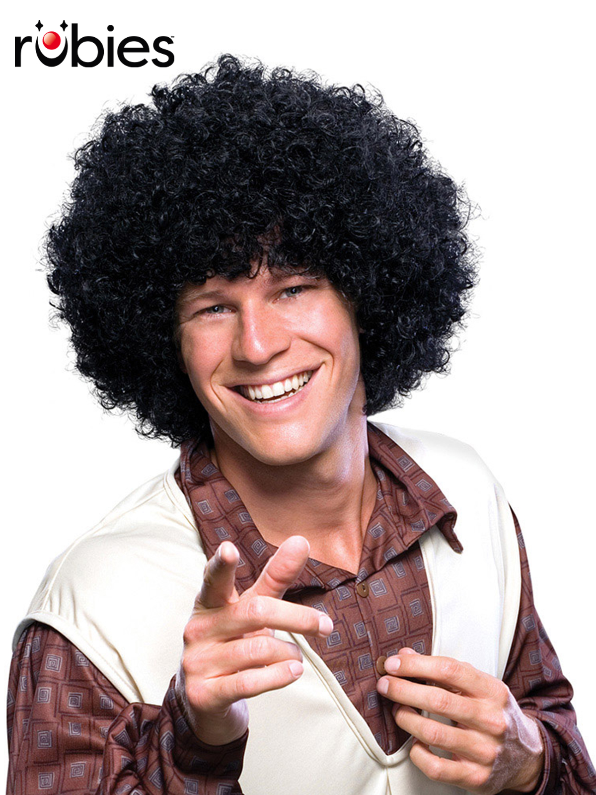 AFRO WIG BLACK - ADULT