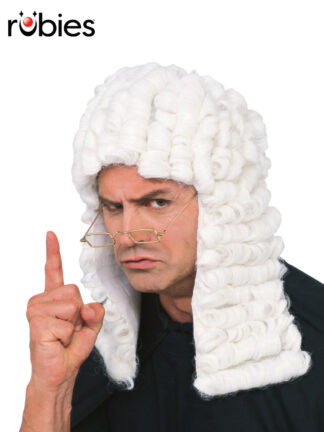 JUDGE WHITE WIG - ADULT