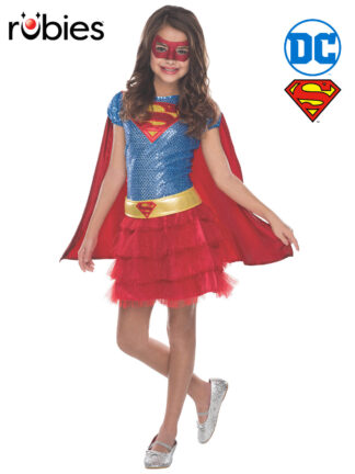 SUPERGIRL TUTU SEQUIN COSTUME, CHILD