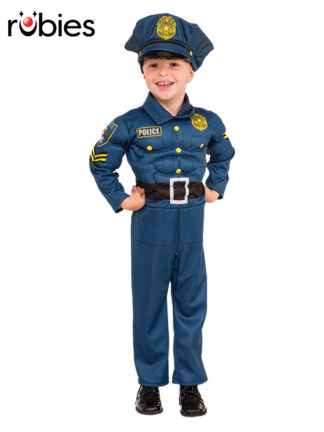 TOP COP POLICEMAN COSTUME, CHILD