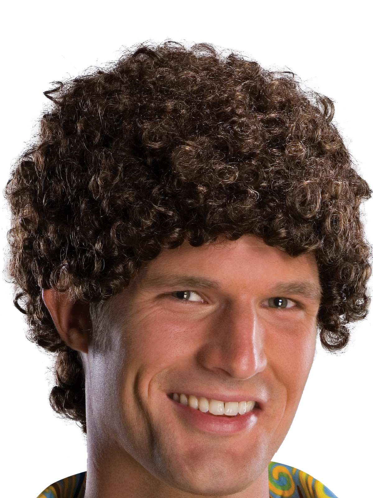BRUNETTE TIGHT AFRO WIG - ADULT - Image 2