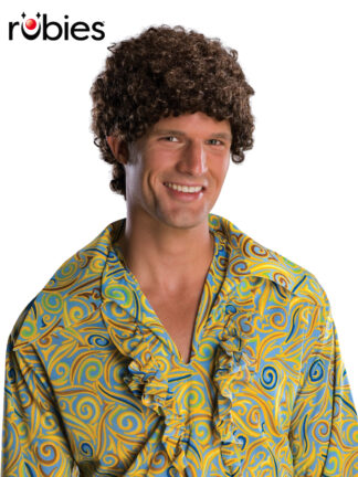 BRUNETTE TIGHT AFRO WIG - ADULT