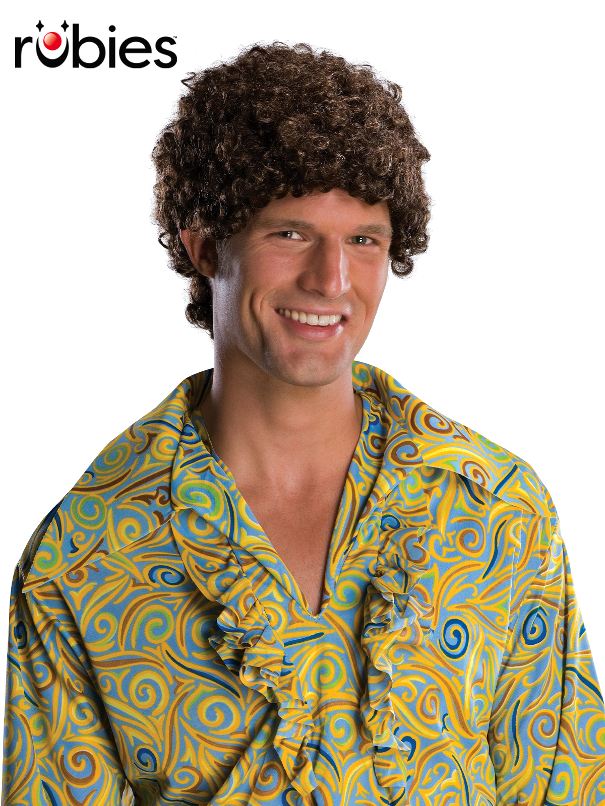 BRUNETTE TIGHT AFRO WIG - ADULT