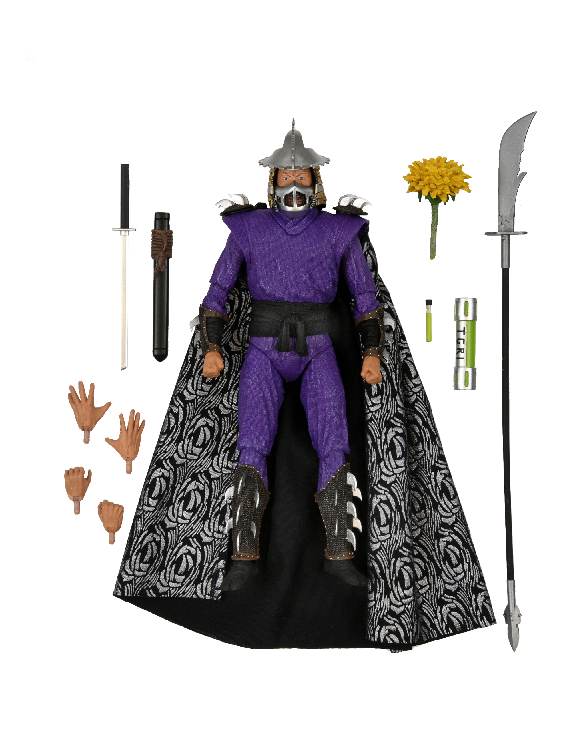 TMNT 2 - SHREDDER SECRET OF THE OOZE 7" ACTION FIGURE