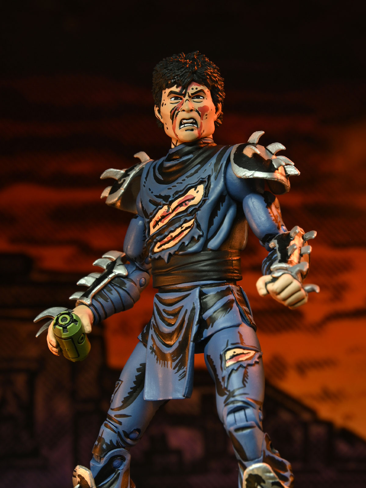 TMNT MIRAGE COMICS BATTLE DAMAGED SHREDDER - 7" SCALE ACTION FIGURE - Image 3