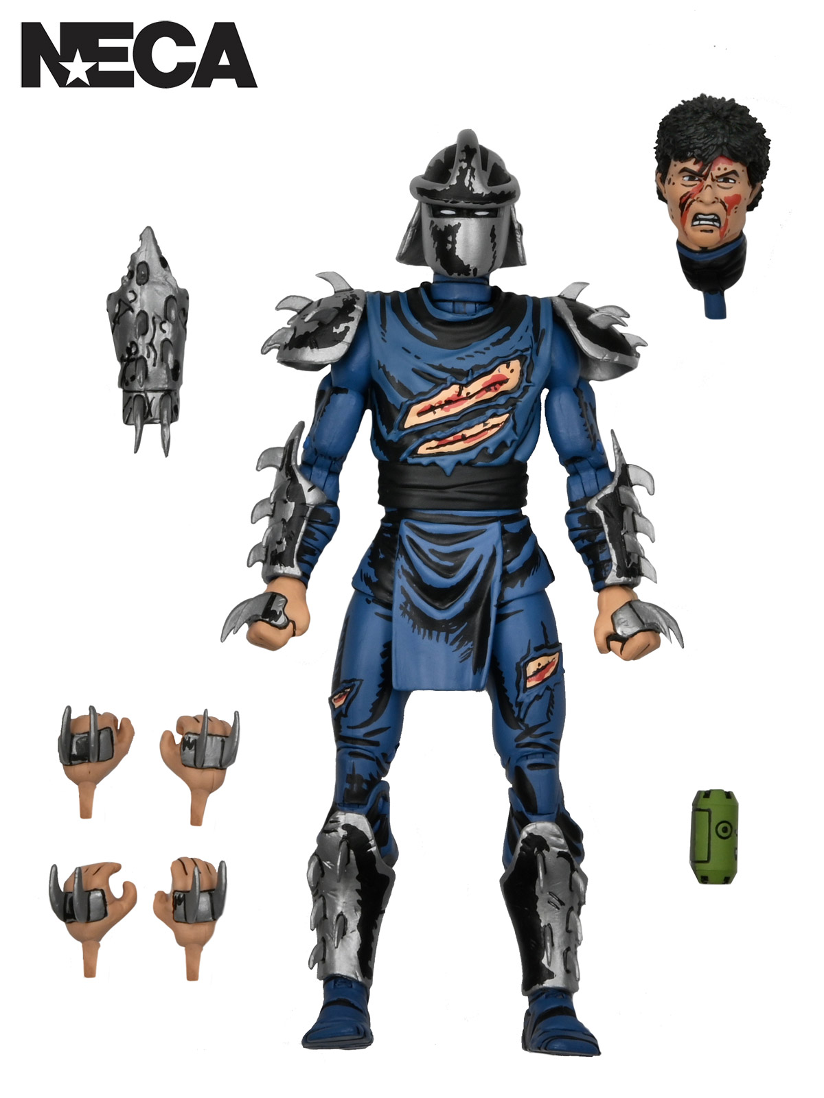 TMNT MIRAGE COMICS BATTLE DAMAGED SHREDDER - 7" SCALE ACTION FIGURE
